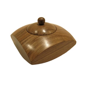 Shisham Handmade Wooden Canister <b>Set</b> of 1 Kitchenware Storage Accessories for Sugar Coffee <b>Tea</b> & Condiments Cover Styles - Product Image 1