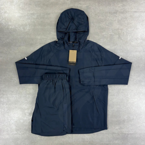 Custom Printed Solid Casual <b>Men</b> Summer Lightweight Streetwear Windbreaker Jacket Tracksuit Set <b>Thermal</b> Breathable Athletic - Product Image 5