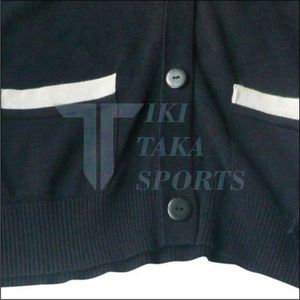 Suéter Cárdigan Deportivo Tiki Taka de Invierno para Hombre de Alta Calidad - Color Sólido, Secado Rápido y Transpirable, Ropa de Moda - Product Image 5