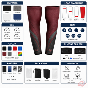 Manchons de cyclisme personnalisés en soie glacée rafraîchissante, protection UV, respirants, vente en gros, fabricant OEM - Product Image 5