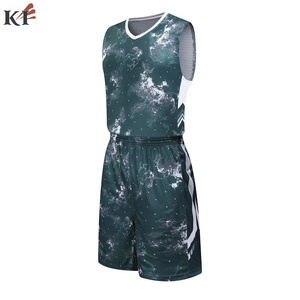 Manufacturer Endeavor Fully Sublimation Basketball Jersey and Shorts <b>Custom</b> <b>Dress</b> Ocean Unisex USA - Product Image 2