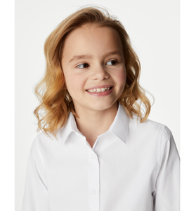 Chemises Scolaires Personnalisées OEM pour Filles, Faciles à Repasser, en Mélange de Coton Respirant, Uniformes, Prix Direct Usine, Vente en Gros - Product Image 4