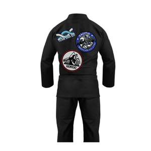 Uniforme de BJJ de Alta Calidad Hecho a Medida, 100% Algodón Elástico, Transpirable y Duradero, Kimono de Jiu Jitsu para Artes Marciales - Product Image 5