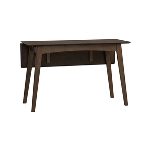 Mid Century Modern Dark Walnut Solid Wood <b>Dining</b> <b>Table</b> Rectangular Kitchen <b>Table</b> with Tapered Legs for Home Furniture - Product Image 4