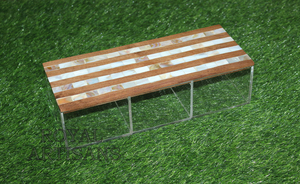 Tùy chỉnh kích thước handmade mẹ ngọc trai <span class=keywords><strong>Inlay</strong></span> gỗ Acrylic thực phẩm khô hộp hình chữ nhật phục vụ khay trái cây mô hình bằng đá cẩm thạch xương - Product Image 2