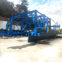 Chariot de chantier pour travaux de construction en béton, fabrication chinoise, vente chaude, pour fossés et caniveaux de câbles, garantie 1 an
