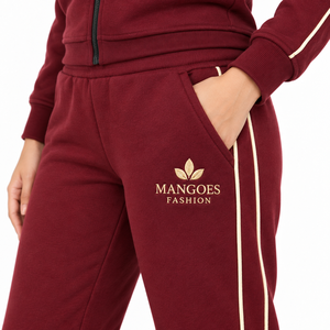 MANGOES FASHION Custom Unisex Winter Solid Breathable Lightweight Hooded Sweat Stack Pants Acid Wash <b>Hoodie</b> Set Tracksuit - Product Image 5