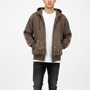 Sudaderas con Pedrería para Uso en Exteriores, Ropa de Moda Casual, Sudaderas con Pedrería para Hombre para Invierno en Diferentes Diseños - Product Image 3