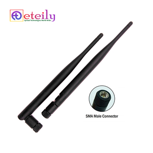 ETEILY 2.4GHz 5dBi Rubber Magnetic Antenna RG174 <b>Cable</b> (L-3Mtr) + for Male Connector Vertical Polarization Made <b>Communication</b> - Product Image 3