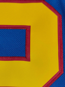 Venezuela Baseball Jersey Men Short Sleeve Blue Red White Embroidery <b>Button</b> Front Regular Fit All Seasons - Product Image 3