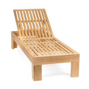 PATIO OUTDOOR LOUNGE AND <b>SUNBED</b> LOUNGER TEAK WOOD MADE IN INDONESIA - Product Image 1