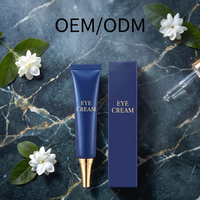 Envase de Crema para Ojos OEM ODM con Tapa Acrílica Personalizada, Cuidado de la Piel Ultra Hidratante, Niacinamida Coreana Antiarrugas para Ojeras