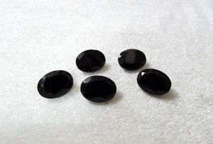 AAA Quality Natural Black Onyx Oval Cut 6x4MM Faceted Loose Gemstone Beads for Jewelry Making Supplies - Product Image 3