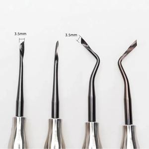 1 ud. Destornillador dental en espiral, elevador de lucentes recto y doblemente curvo para extracción de dientes mudos - Product Image 2
