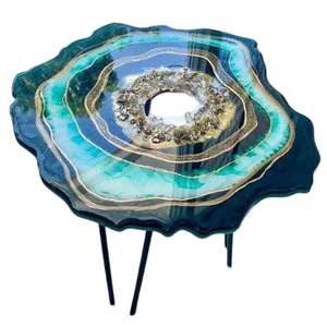 Mesa de Centro de Resina Epoxi Negra, Mesa de Resina Epoxi Transparente, Kit de Resina Epoxi de 2 Galones para Mesas - Product Image 3