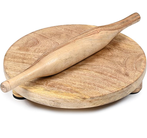High Quality Wood Dough Rolling Pin and <b>Board</b> With <b>Matching</b> Rolling Pin For Kitchen Baking Dough Rolling Pin Hot Sale - Product Image 5