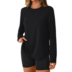 Camisetas Deportivas de Manga Larga para Mujer, Protección Solar UPF 50+, Ropa Deportiva de Secado Rápido para Gimnasio y Running - Product Image 4