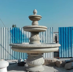 Fuente de Agua Decorativa de Mármol Natural de Lujo, Tallada a Mano, de Piedra Sólida, Moderna, Ecológica, Duradera, para Interiores y Exteriores - Product Image 2