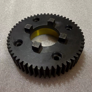 Engrenage d'embrayage 50T 2 modules, angle de pression de 20 degrés, montage à angle droit, engrenage hélicoïdal de précision, moule cr5 en9 en353 20mncr5 - Product Image 1