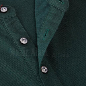 Polo léger pour homme en mélange de coton, manches courtes, respirant, coupe ajustée, idéal pour les activités de plein air, tenue décontractée et confortable au quotidien - Product Image 2