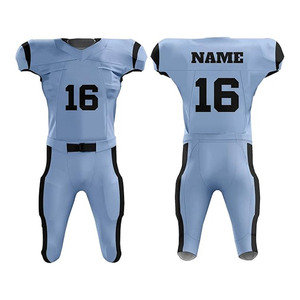OEM American <b>Football</b> Uniform custom Designs breathable Moisture Wicking Fabric set - Product Image 6