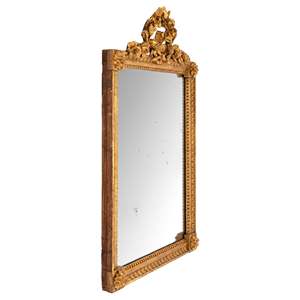 Miroir mural en teck massif de haute qualité avec finition dorée et magnifiquement sculpté pour l'intérieur ou l'extérieur - Product Image 2