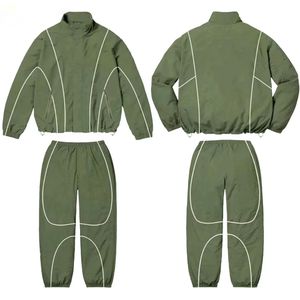 Custom Men's Nylon <b>Tracksuit</b> Set Lightweight Quick Dry Sportswear Running Jogging Gym Wear Custom Logo OEM ODM Fit - Product Image 1