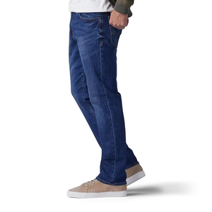 Denim Jeans <b>Men</b> Casual Breathable Woven Softener Loose Fit <b>Stretch</b> Straight Eco-Friendly Street Style Made in Pakistan - Product Image 5