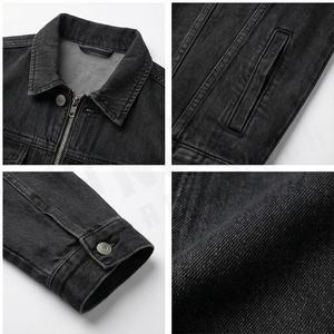 Chaqueta vaquera de mezclilla al por mayor de alta calidad para mujer, prendas de vestir informales, abrigo con botones, chaqueta vaquera de gran tamaño, logotipo frontal, Invierno sólido - Product Image 4