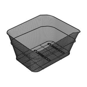 Durable Metal Rear Bike <b>Basket</b> with <b>Wire</b> Mesh Waterproof Cargo Net Cover Fits Most Bicycles - Product Image 4