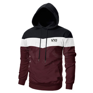 Sudadera con capucha estilo urbano, básica, con puños acanalados y tela de acabado suave para hombre - Product Image 3