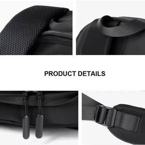Black Minimalist Laptop Travel <b>Backpack</b> <b>Water</b> <b>Resistant</b> Business Daypack - Product Image 2