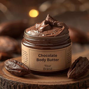 Beurre Corporel au Chocolat Hydratant Profondément Nourrissant Crème Hydratante Riche au Cacao pour une Peau Douce, Lisse et Éclatante Fabricant OEM ODM - Product Image 1