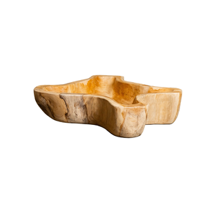 Plato Moderno ARTERRA de Lujo Hecho a Mano con Raíz de Madera de Teca Natural - Product Image 1