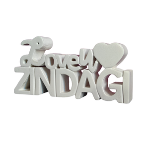 Love <b>U</b> Zindagi Fancy Showpiece Engineered Wood Creative Office Table Decor or Self Decor for Office Room Decor Wood Tables Decor - Product Image 5