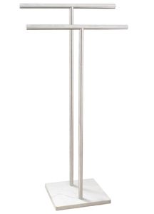 High Demanded WalMounted Towel Holder Heavy Material Black Metal Towel Holder for <b>Bath</b> Towel Bathroom Accessories At Lower Price - Product Image 4