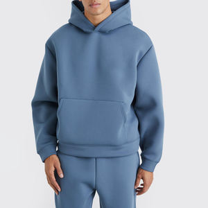 Conjunto Deportivo con Capucha para Hombre, Sudadera de Algodón de Color Sólido y Pantalones Deportivos con Bolsillos Laterales, Ropa Casual de Otoño - Product Image 3