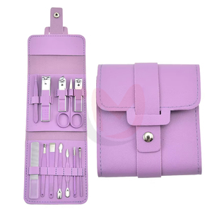 Kit de manucure et pédicure de luxe en acier inoxydable, ensemble de soins des ongles, coupe-ongles, pince à cuticules, boîte à outils professionnelle pour les ongles - Product Image 1
