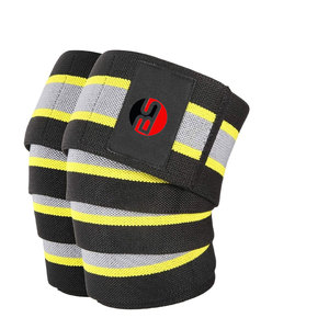 Best Selling Wholesale Custom Made <b>Knee</b> Wraps Gym Training Lightweight Adjustable Reasonable Price <b>Knee</b> Wraps - Product Image 1