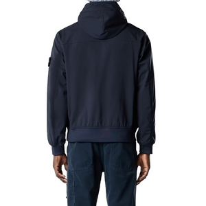 Veste d'hiver épaisse à capuche en softshell polyester avec membrane respirante, imperméable, vêtements d'extérieur urbains personnalisés de haute performance - Product Image 4