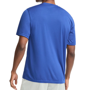 เสื้อยืดออกกำลังกายผู้ชายสีน้ำเงินรอยัล ยืดหยุ่นได้ เหมาะสำหรับการฝึกซ้อมในยิม - Product Image 5