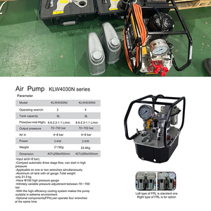 WREN OEM/ODM Suministro KLW4030N-2 Bomba Hidráulica de Accionamiento Neumático Llave Dinamométrica de Alta Gama 4.0HP 70 Mpa Tanque de Aceite de 8L CE - Product Image 3