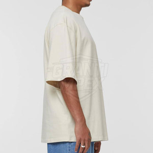 Camiseta Oversize de Calidad Premium Fabricada en Fábrica de Ropa Profesional, Estilo Urbano, Talla Personalizada, para Hombre, Talla Grande, Parte Delantera Lisa - Product Image 4