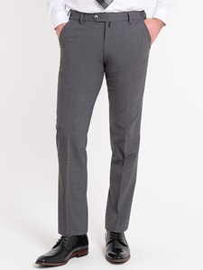Pantalones de Vestir Formales para Hombre, Corte Profesional, Estilo Recto, Transpirables, de Lona, con Logotipo Personalizado, 100% Algodón - Product Image 3