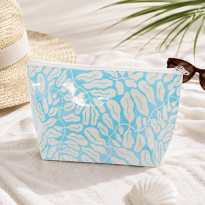 Cotton PVC Cosmetic <b>Bag</b> Custom Printed <b>Clear</b> Bottom Zipper Makeup <b>Toiletry</b> Travel Pouch Wholesale OEM ODM Private Label Supplier - Product Image 6