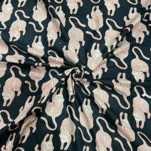 Tela de Algodón Premium, No Tejida, Orgánica, Ecológica, con Estampado Animal, Material Cambray, Suave y Transpirable para Niños, Cortinas, Bolsos y Confección de Vestidos - Product Image 3