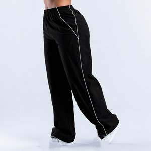 Pantalones Deportivos Anchos Morados Personalizados para Mujer con Ribete Lateral, Ajuste Relajado, Estilo Athleisure, Venta al por Mayor de Ropa para EE. UU., Reino Unido y la UE (B2B) - Product Image 2