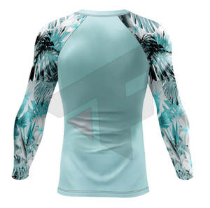 Camiseta Deportiva Rash Guard para Hombre, Último Diseño, Color Personalizado, Mangas Largas, con Logotipo Personalizado - Product Image 2