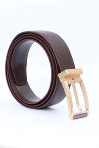 Ceintures de luxe OEM de haute qualité avec boucle à ardillon pour hommes, ceintures personnalisées en cuir véritable, logo personnalisé, vente en gros - Product Image 2