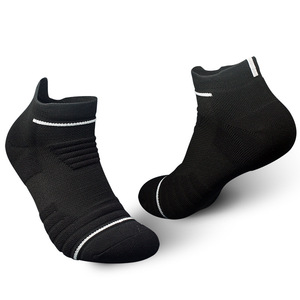 Men's and Women's Sports <b>Socks</b> Professional Marathon <b>Running</b> <b>Socks</b> Towel-Soled Short <b>Socks</b> Quick-Drying Basketball <b>Socks</b> - Product Image 2